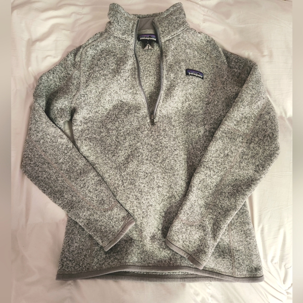 Grey Patagonia Quarter Zip Women's S
